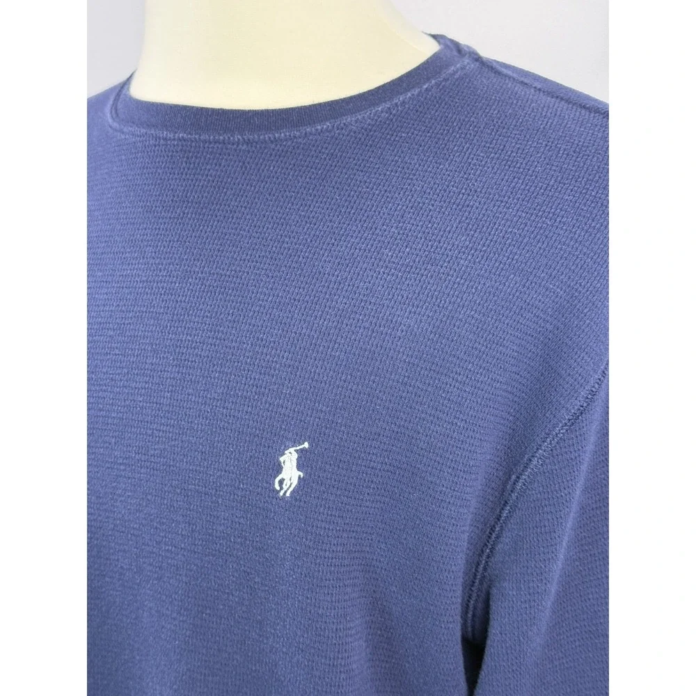Polo Ralph Lauren Men's Blue Thermal Waffle Knit Cotton Sleepwear 2XL
